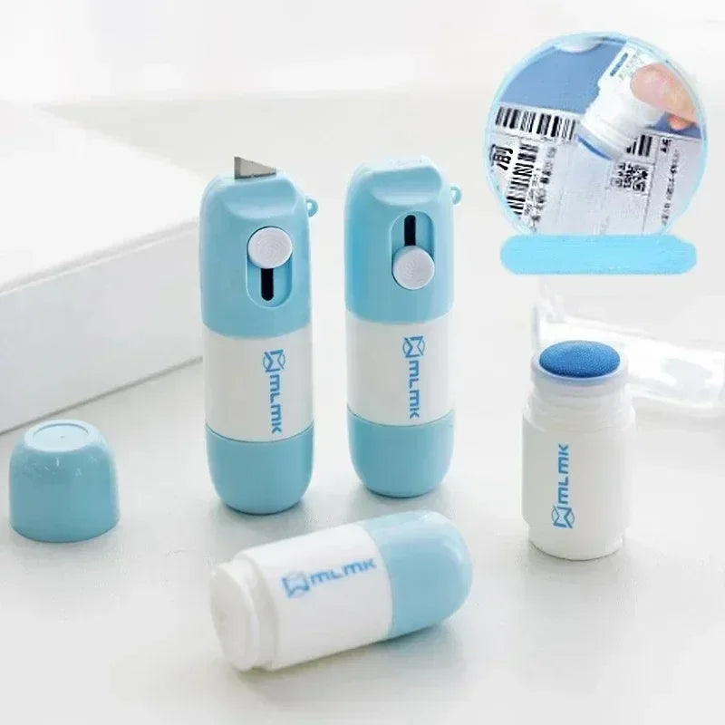 Thermal Paper Correction Fluid Data Identity Privacy Protection Fluid with Unboxing Knife Eraser Express Home Office Accessories